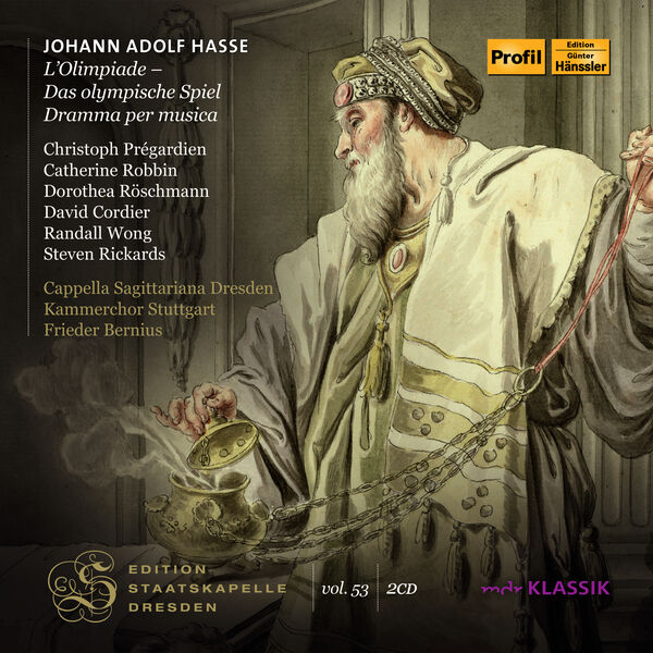 Frieder Bernius, Cappella Sagittariana Dresden, Kammerchor Stuttgart – Johann Adolf Hasse: L`Olimpiade (2023) [FLAC 24bit/44,1kHz]