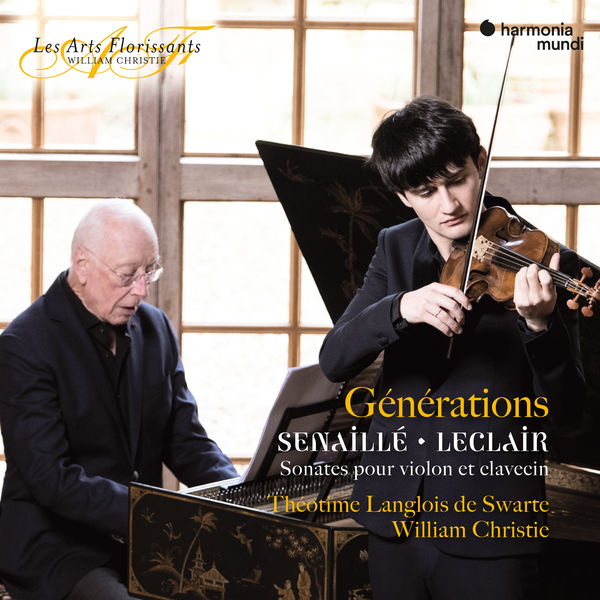 Théotime Langlois de Swarte & William Christie – “Générations” Senaillé & Leclair : Sonatas for Violin and Harpsichord (2021) [Official Digital Download 24bit/192kHz]