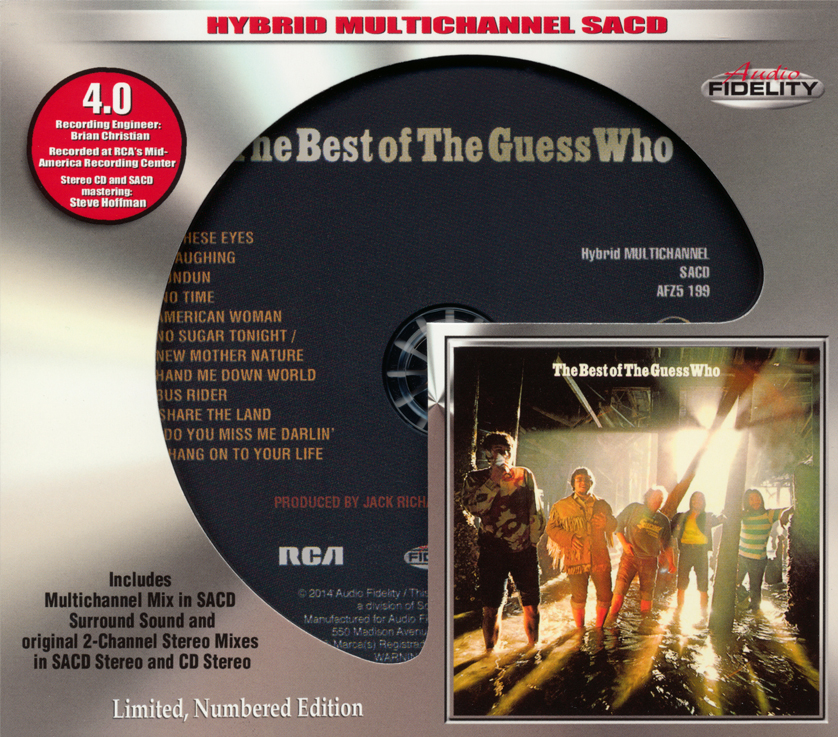 The Guess Who – The Best Of The Guess Who (1971) [Audio Fidelity 2015] MCH SACD ISO + Hi-Res FLAC