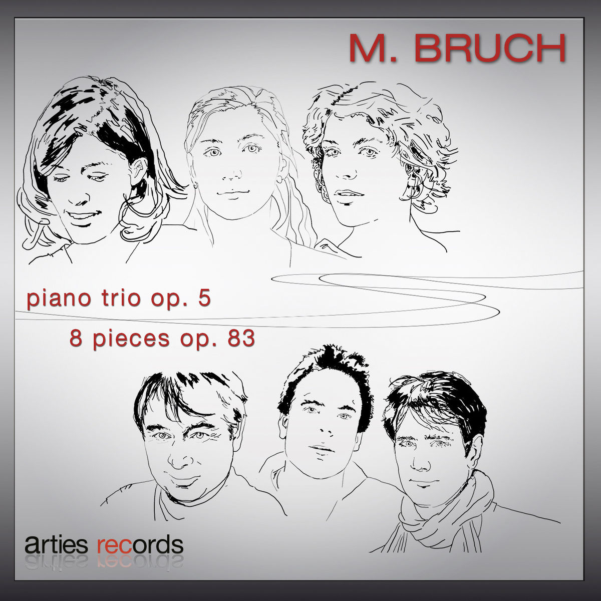 Trio Estampe, Nicolas Bone, Olivier Patey & Emmanuel Christien – Max Bruch: Piano trio Op. 5 & 8 pieces, Op. 83 (2011/2014) [Official Digital Download 24bit/96kHz]