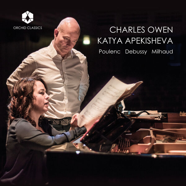 Charles Owen & Katya Apekisheva – Poulenc, Debussy & Milhaud: Works for 2 Pianos (2023) [Official Digital Download 24bit/192kHz]