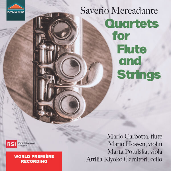 Mario Carbotta – Mercadante: Quartets for Flute & Strings (2023) [FLAC 24bit/96kHz]