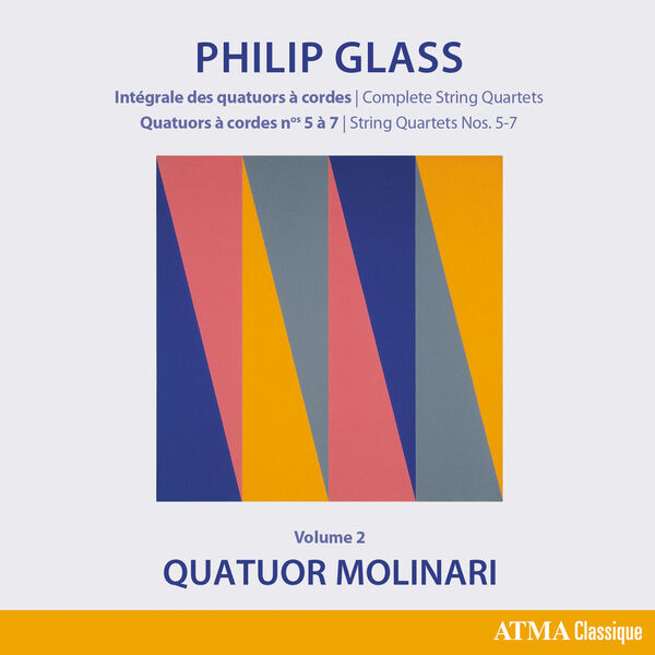 Quatuor Molinari – Glass: Complete String Quartets – String Quartets Nos. 5-7, Vol. 2 (2023) [Official Digital Download 24bit/96kHz]