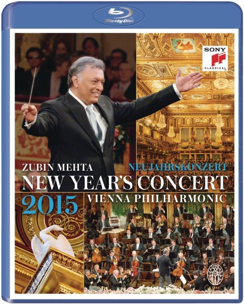 Wiener Philharmoniker & Zubin Mehta – Vienna Philharmonic New Year’s Concert (Neujahrskonzert) (2015) Blu-ray 1080i AVC DTS-HD MA 5.1