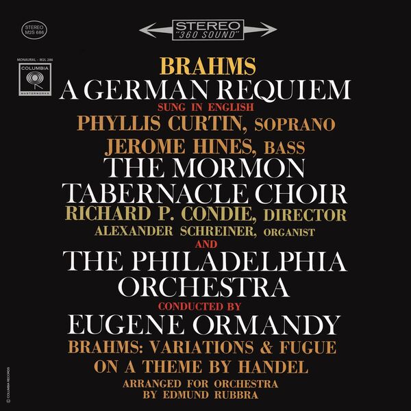 Eugene Ormandy – Brahms: A German Requiem (2023 Remastered Version) (2023) [FLAC 24bit/192kHz]