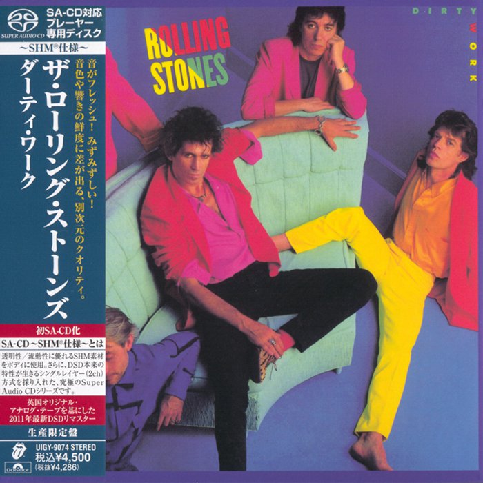 The Rolling Stones – Dirty Work (1986) [Japanese Limited SHM-SACD 2011 # UIGY-9074] SACD ISO + Hi-Res FLAC