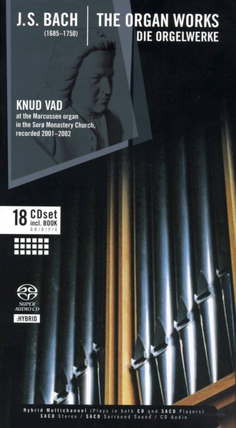Knud Vad – J. S. Bach: The Organ Works [18 SACD Box Set] (2005) MCH SACD ISO + Hi-Res FLAC