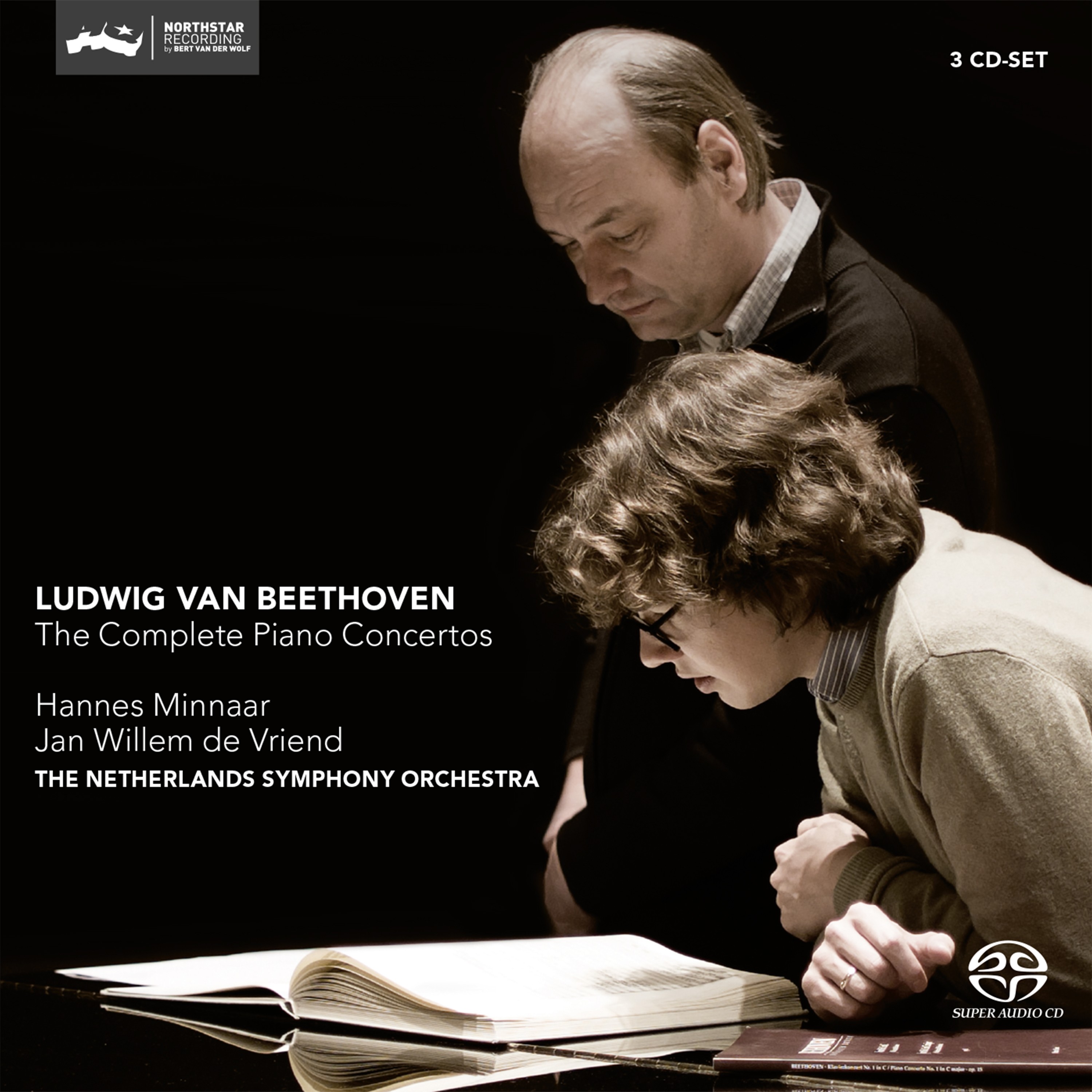 Hannes Minnaar, The Netherlands Symphony Orchestra, Jan Willem de Vriend – Beethoven: The Complete Piano Concertos (2017) DSF DSD64 + Hi-Res FLAC