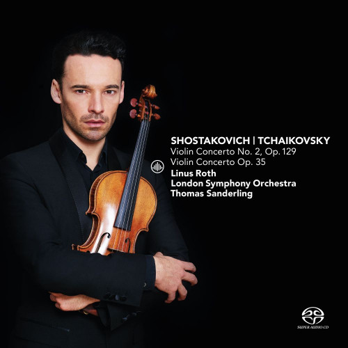 Linus Roth, London Symphony Orchestra, Thomas Sanderling – Shostakovich: Violin Concerto No. 2, Op. 129; Tchaikovsky: Violin Concerto, Op. 35 (2016/2019) MCH SACD ISO