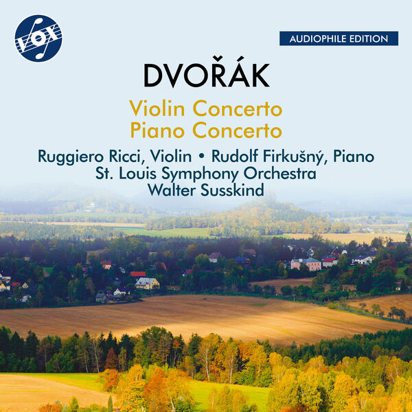 Ruggiero Ricci - Dvorák: Violin Concerto & Piano Concerto (1975/2024) [FLAC 24bit/192kHz] Download