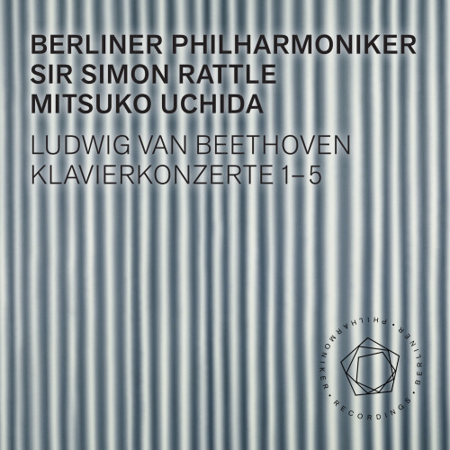 Mitsuko Uchida, Berliner Philharmoniker, Sir Simon Rattle – Beethoven: Piano Concertos Nos. 1-5 (2010/2019) [3x SACD] MCH SACD ISO