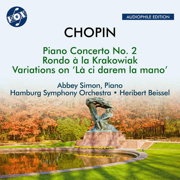 Abbey Simon, Hamburg Symphony Orchestra, Heribert Beissel - Chopin: Piano Concerto No. 2, Rondo à la Krakowiak & Variations on "Là ci darem la mano" (Remastered 2024) (1973/2024) [FLAC 24bit/192kHz]