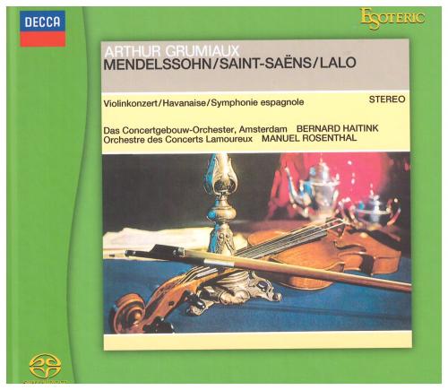 Arthur Grumiaux, Royal Concertgebouw Orchestra, Bernard Haitink – Mendelssohn: Violin Concerto; Saint-Saens: Havanaise; Lalo: Symphonie espagnole (2011) DSF DSD64