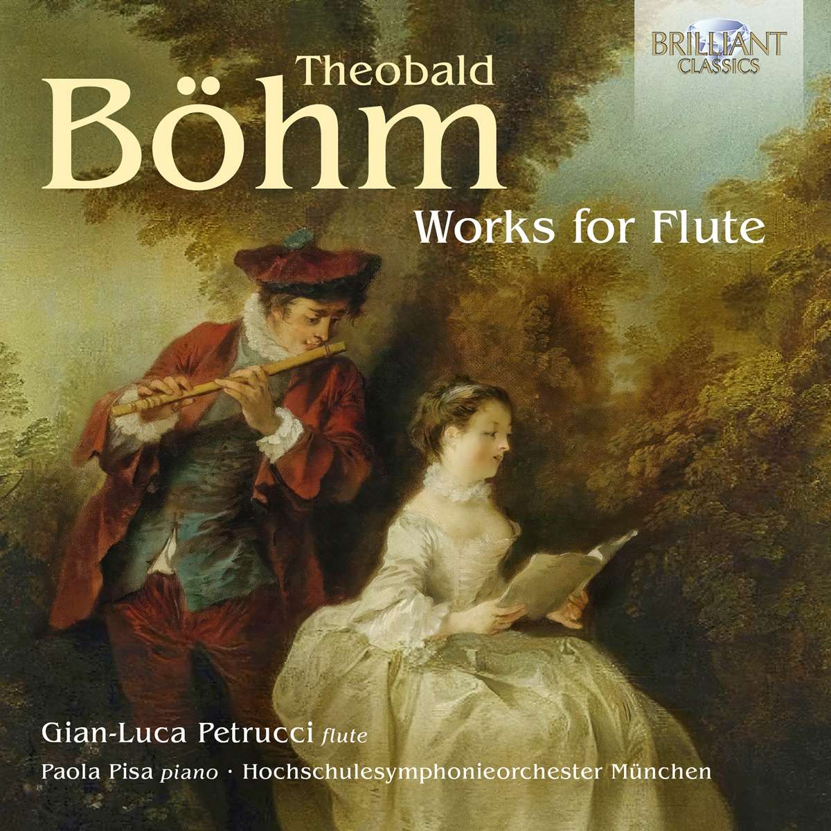 Gian-Luca Petrucci, Paola Pisa, Hochschulesymphonieorchester München – Böhm: Works for Flute (2024) [Official Digital Download 24bit/44,1kHz]