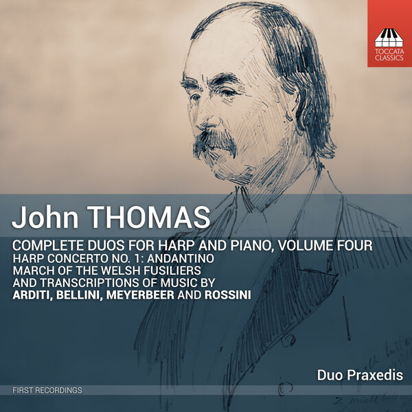 Duo Praxedis – John Thomas: Complete Duos for Harp and Piano, Volume Four (2024) [Official Digital Download 24bit/44,1kHz]