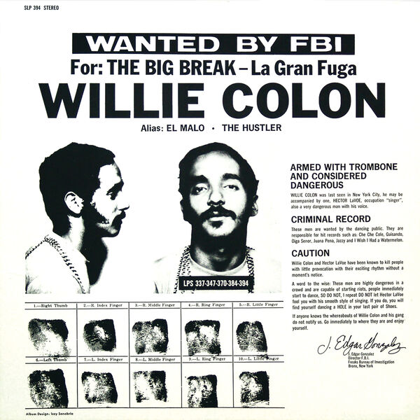 Willie Colón - The Big Break / La Gran Fuga (Remastered) (1970/2024) [FLAC 24bit/192kHz] Download
