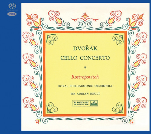 Mstislav Rostropovich, Royal Philharmonic Orchestra, Sir Adrian Boult – Dvorak: Cello Concerto, Prokofiev: Sinfonia Concertante (1957/2021) SACD ISO