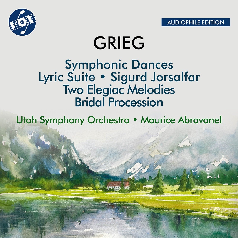 Utah Symphony Orchestra & Maurice Abravanel – Grieg: Symphonic Dances, Op. 64, Lyric Pieces, Op. 54 & Other Orchestral Works (1976/2024) [Official Digital Download 24bit/192kHz]