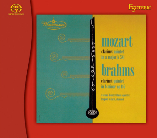 Leopold Wlach, Vienna Konzerthaus Quartet - Mozart, Brahms - Clarinet Quintets (1951/2020) SACD ISO