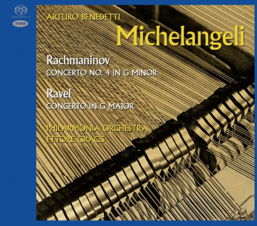 Arturo Benedetti Michelangeli, Philharmonia Orchestra – Ravel, Rachmaninoff, Haydn – Piano Concertos [2 SACDs] (1957-1975/2021) SACD ISO