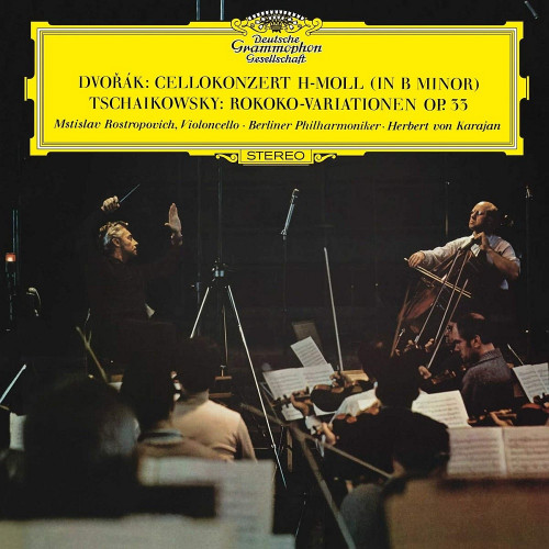 Mstislav Rostropovich, Berliner Philharmoniker, Herbert von Karajan – Dvorák: Cello Concerto – Tchaikovsky: Variations on a Rococo Theme (1968/2012) MCH SACD ISO
