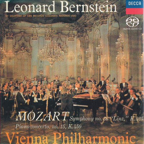 Wiener Philharmoniker, Leonard Bernstein - Mozart: Piano Concerto No. 15, Symphony No. 36 (1966/2011) SACD ISO