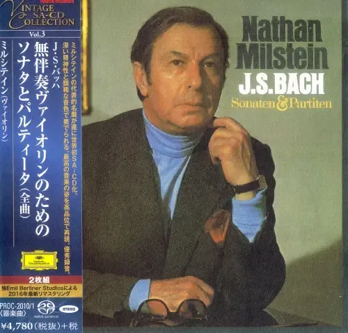 Nathan Milstein – JS Bach: Sonatas and Partitas for Solo Violin BWV 1001-1006 (1975) [Japan 2017] SACD ISO + DSF DSD64 + Hi-Res FLAC
